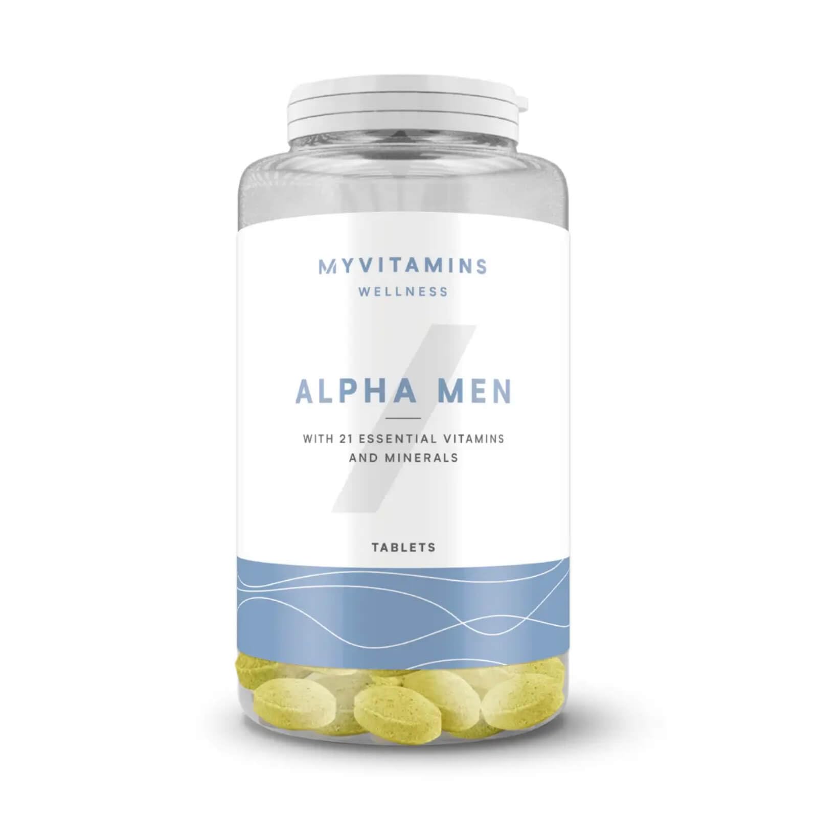 مولتی ویتامین مینرال و مولتی ویتامین مای پروتئین آلفا من Myvitamins Alpha Men 120 عددی - تصویر 1