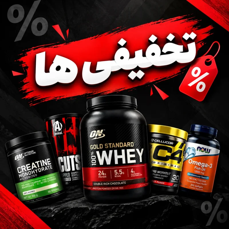 Fitness Supplement Sale Poster